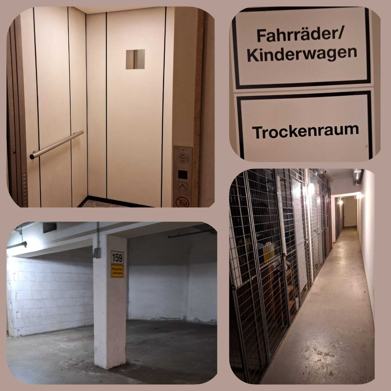 Keller / Tiefgarage / Lift / extra Räume